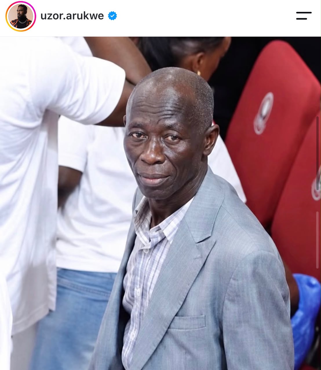 Actor Uzor Arukwe seeks public help to locate an elderly man who allegedly stole phones and personal belongings at a funeral